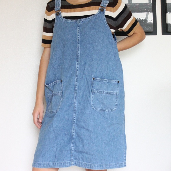 retro overall dress
